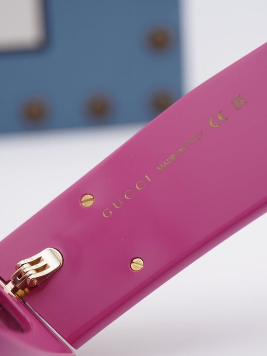 Gucci GG1754S 004 Square Sunglasses - Pink main image 6